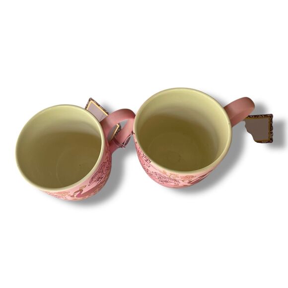 Pink Peacock Floral Mug with Gold Foil Accents - Picture 8 of 10